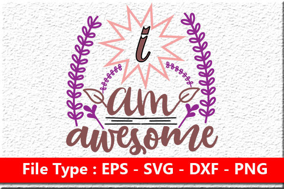 Autism Quote Design I Am Awesome Review