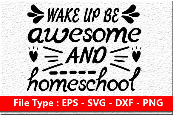 Homeschool Mom Quote Design for Crafts and Graphics