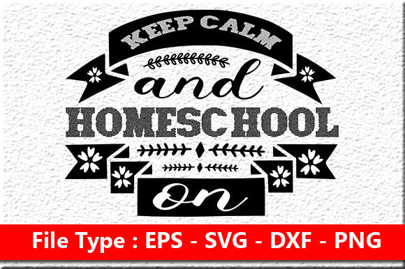 Homeschool Mom Quote Design for Crafts and Graphics