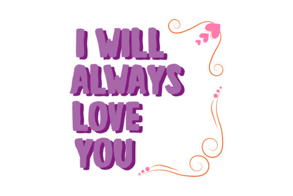 Love Romantic Quote Valentine Graphics for Crafts and Content Publishing